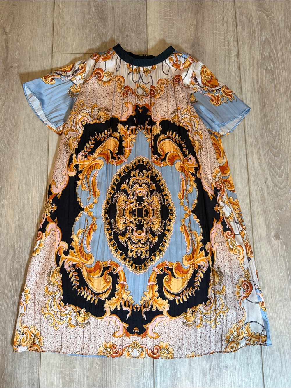 Zara Girls' Versace Print Dress